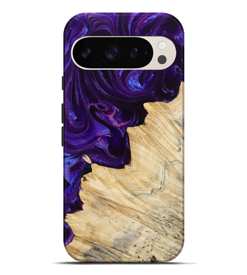 Pixel 10 Pro XL Wood Live Edge Phone Case - Merle (Purple, 811834)