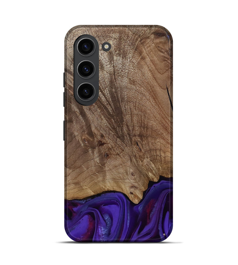 Galaxy S23 Wood Live Edge Phone Case - Jadiel (Purple, 811835)