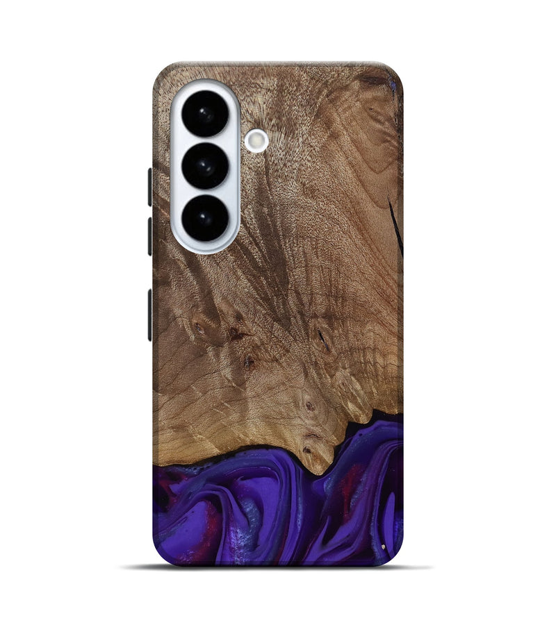 Galaxy S26 Wood Live Edge Phone Case - Jadiel (Purple, 811835)
