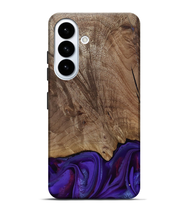 Galaxy S26 Plus Wood Live Edge Phone Case - Jadiel (Purple, 811835)