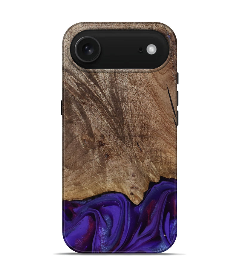 iPhone 17 Air Wood Live Edge Phone Case - Jadiel (Purple, 811835)