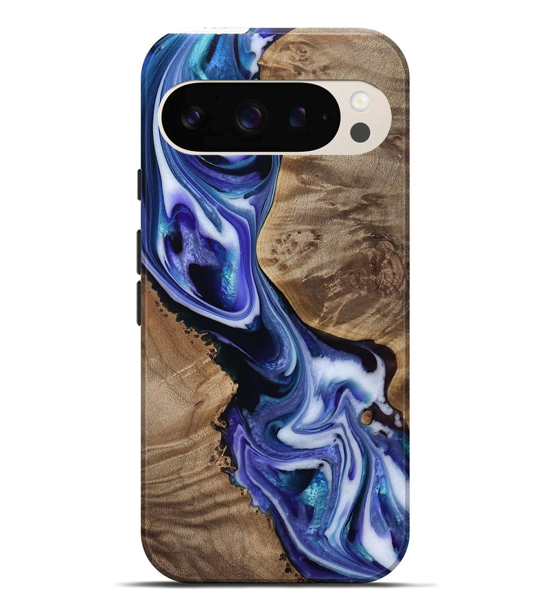 Pixel 10 Pro XL Wood Live Edge Phone Case - Gwen (Purple, 811838)