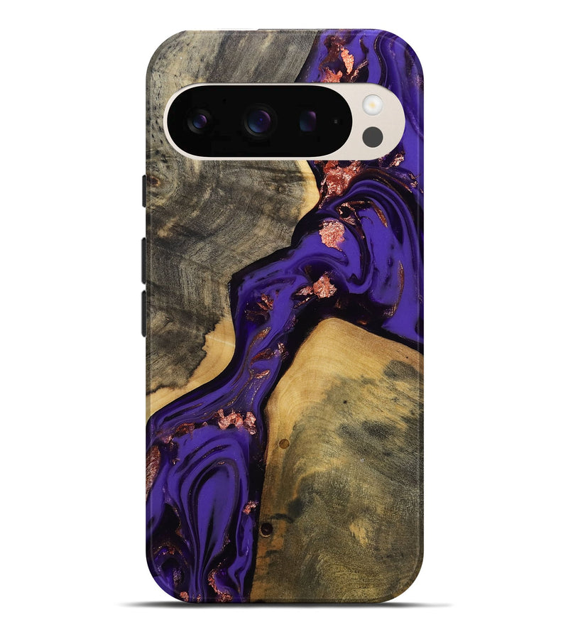Pixel 10 Pro XL Wood Live Edge Phone Case - Elbert (Purple, 811840)