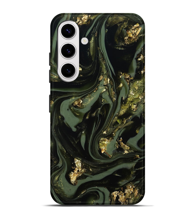 Galaxy S25 Plus ResinArt Live Edge Phone Case - Yaakov (Green, 811841)