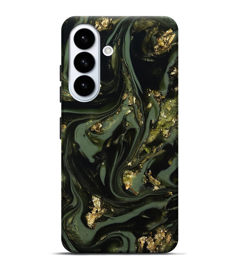 Galaxy S26 Plus ResinArt Live Edge Phone Case - Yaakov (Green, 811841)