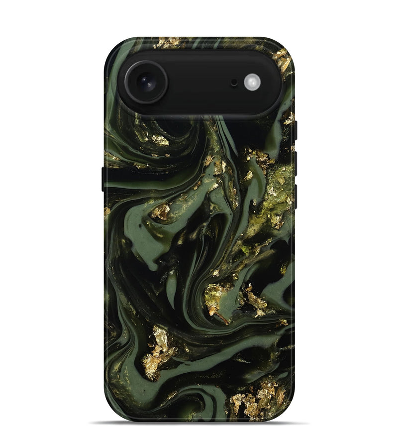 iPhone 17 Air ResinArt Live Edge Phone Case - Yaakov (Green, 811841)