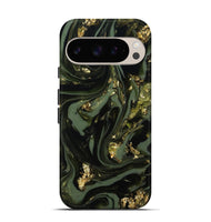 Pixel 9 ResinArt Live Edge Phone Case - Yaakov (Green, 811841)