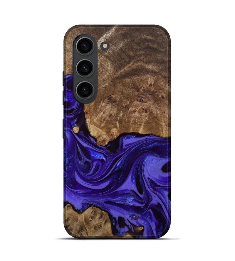Galaxy S23 Wood Live Edge Phone Case - Esme (Purple, 811849)