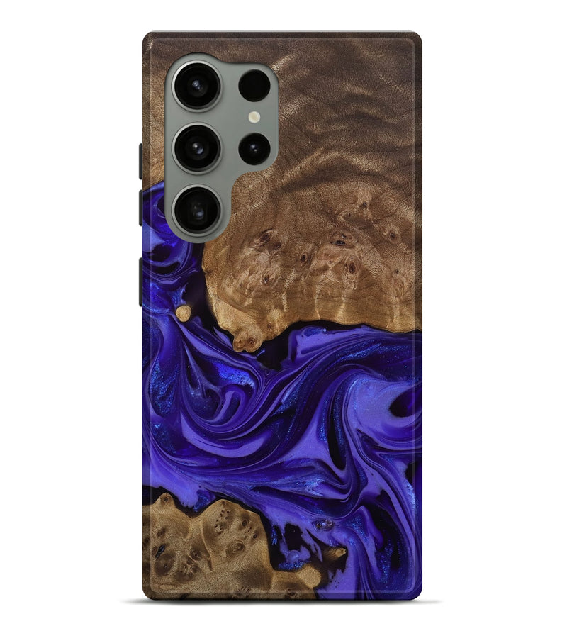 Galaxy S24 Ultra Wood Live Edge Phone Case - Esme (Purple, 811849)