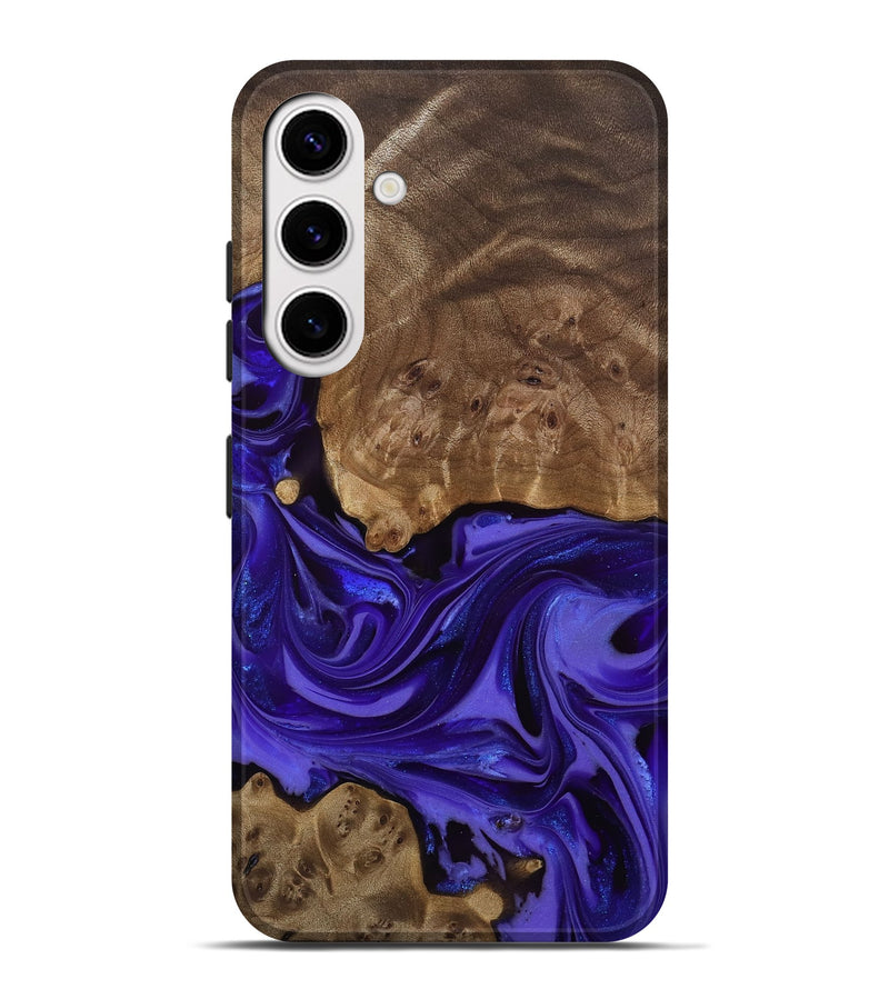 Galaxy S25 Plus Wood Live Edge Phone Case - Esme (Purple, 811849)