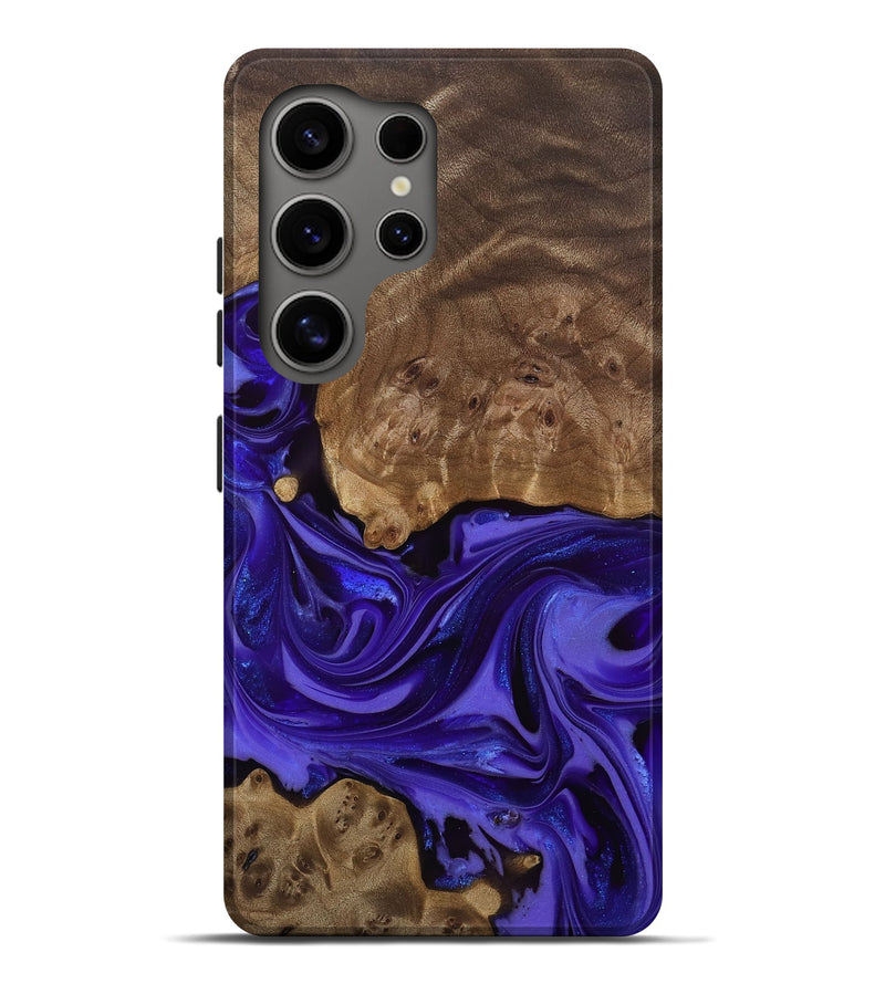 Galaxy S25 Ultra Wood Live Edge Phone Case - Esme (Purple, 811849)