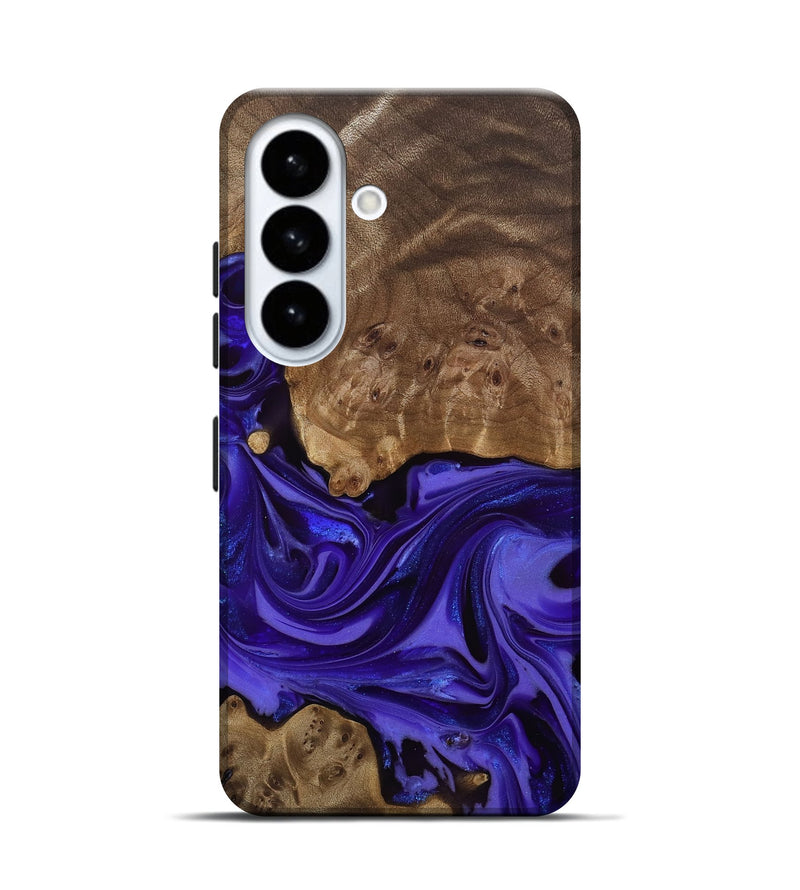 Galaxy S26 Wood Live Edge Phone Case - Esme (Purple, 811849)