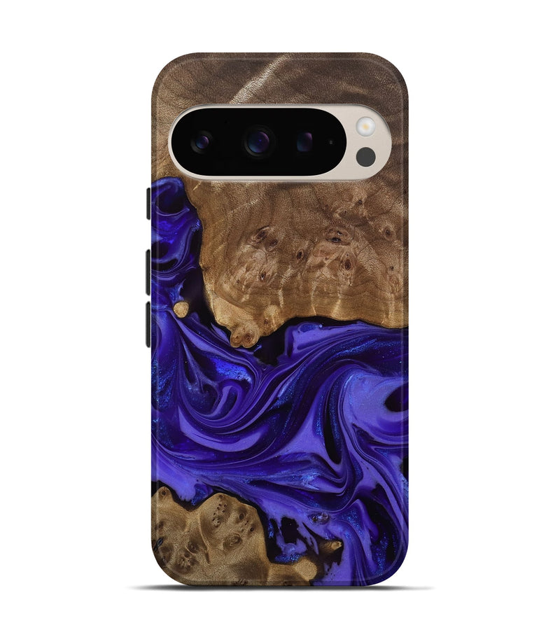Pixel 9 Pro Wood Live Edge Phone Case - Esme (Purple, 811849)