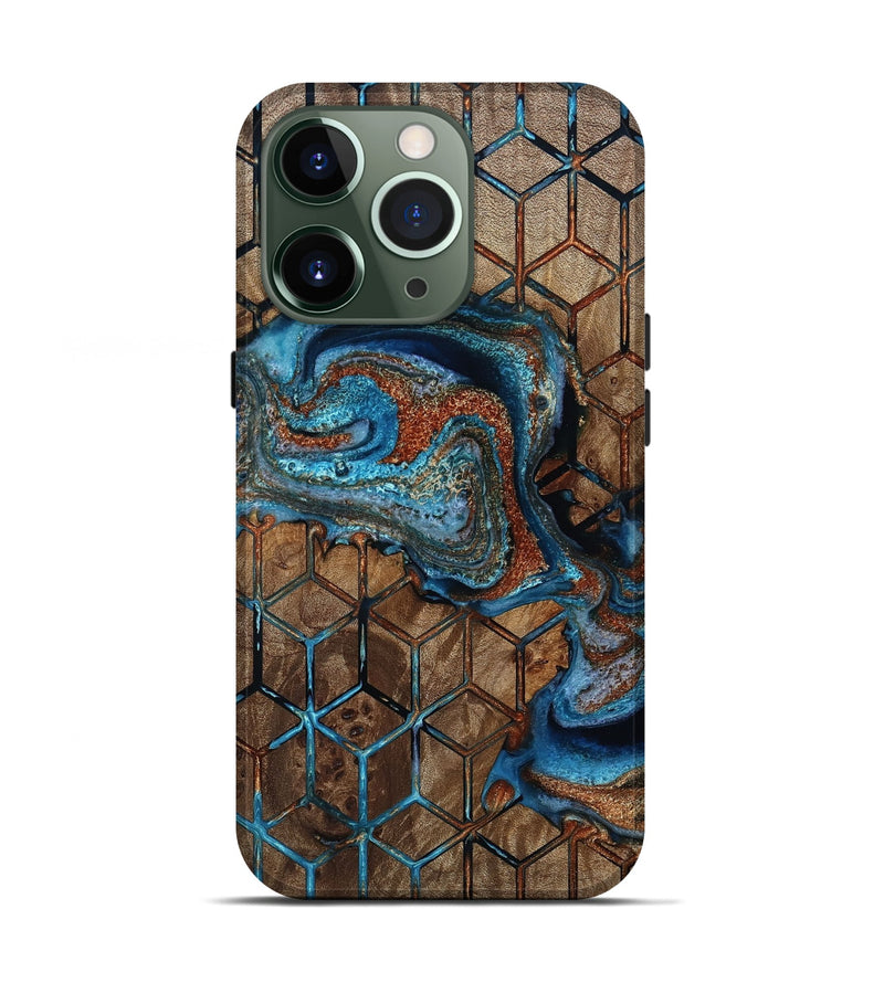 iPhone 13 Pro Wood Live Edge Phone Case - Elianna (Pattern, 811854)
