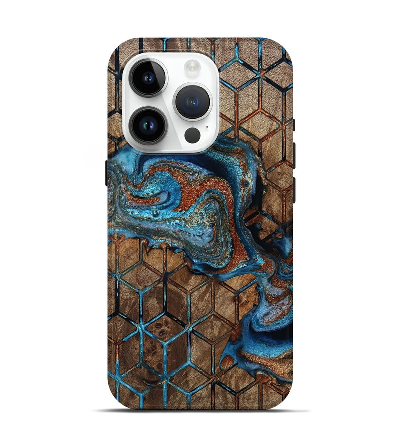 iPhone 15 Pro Wood Live Edge Phone Case - Elianna (Pattern, 811854)