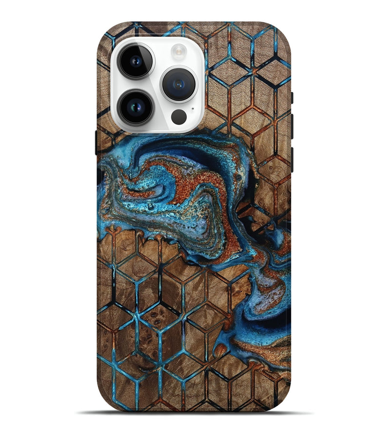 iPhone 15 Pro Max Wood Live Edge Phone Case - Elianna (Pattern, 811854)