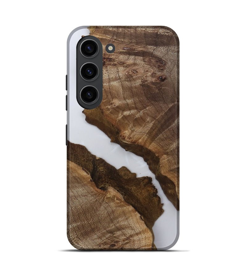 Galaxy S23 Wood Live Edge Phone Case - Latonia (Clear, 811856)