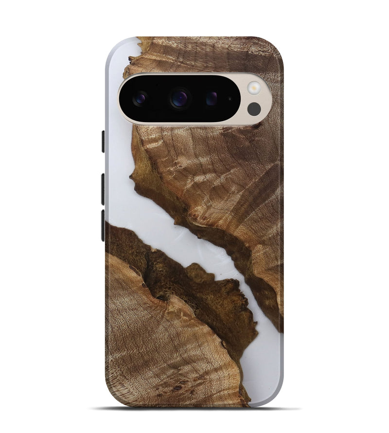 Pixel 9 Pro Wood Live Edge Phone Case - Latonia (Clear, 811856)