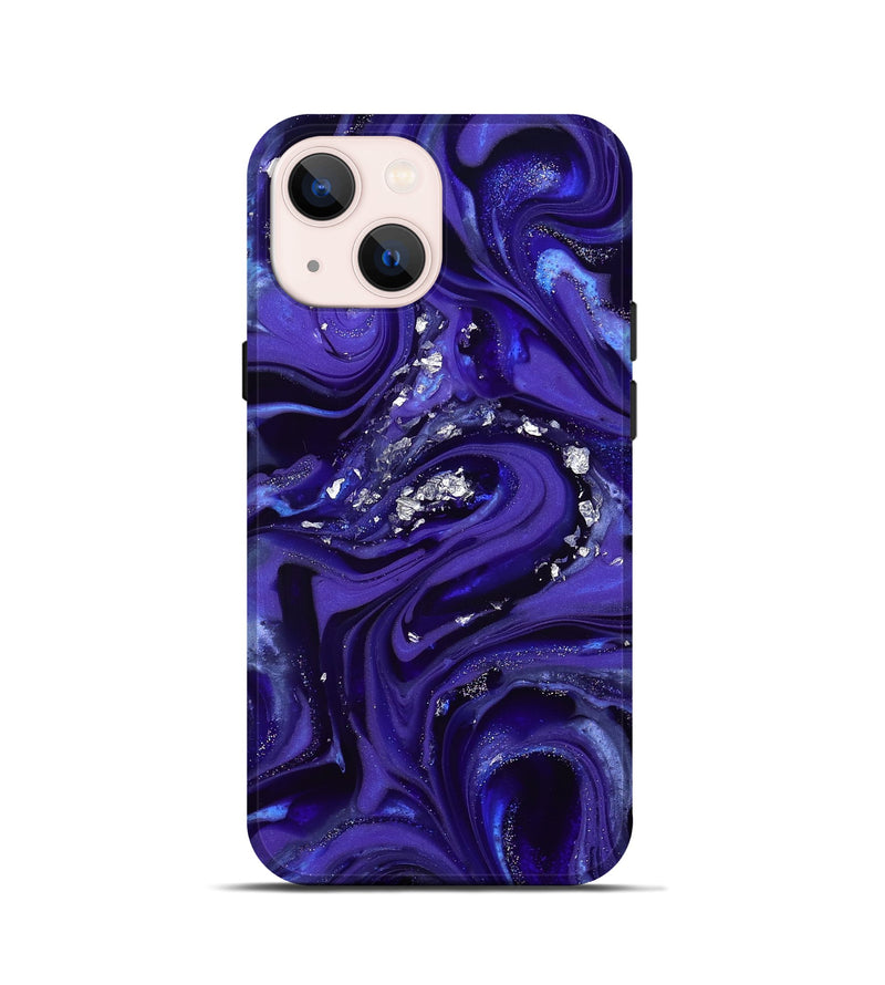 iPhone 13 mini ResinArt Live Edge Phone Case - Kyree (Purple, 811857)