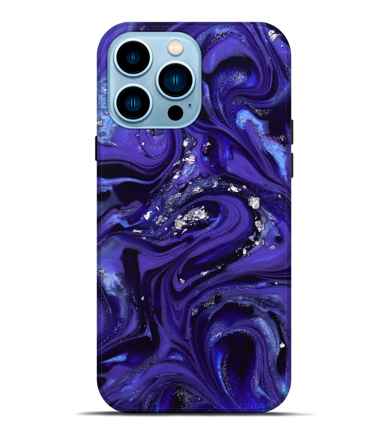 iPhone 14 Pro Max ResinArt Live Edge Phone Case - Kyree (Purple, 811857)