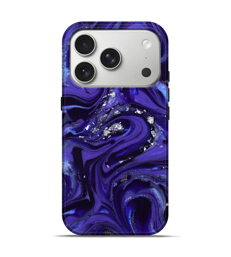 iPhone 17 Pro ResinArt Live Edge Phone Case - Kyree (Purple, 811857)