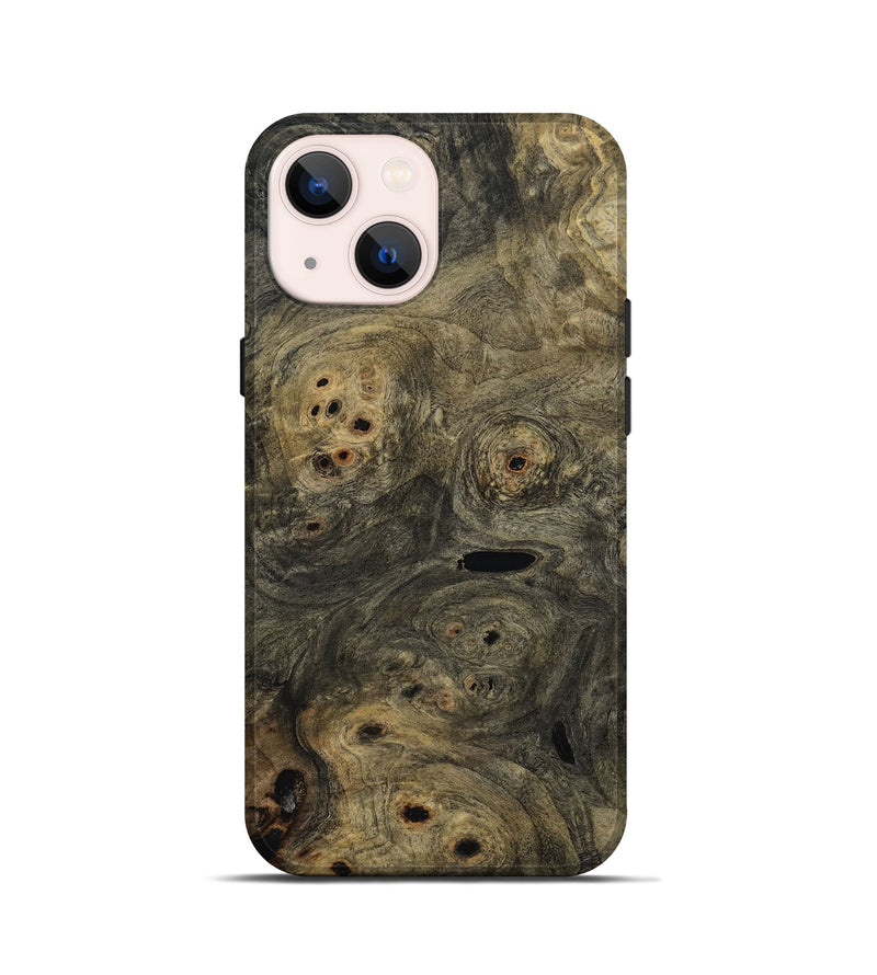 iPhone 13 mini Wood Live Edge Phone Case - Libbie (Wood Burl, 811858)