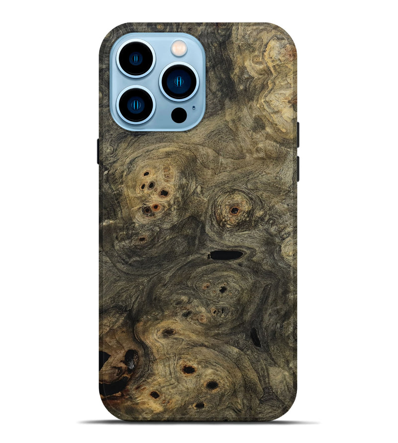 iPhone 14 Pro Max Wood Live Edge Phone Case - Libbie (Wood Burl, 811858)