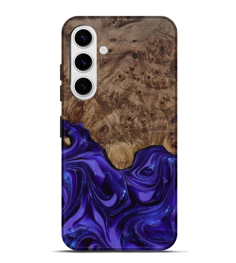 Galaxy S25 Plus Wood Live Edge Phone Case - Lucas (Purple, 811860)