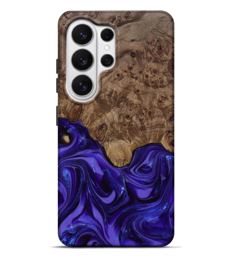Galaxy S26 Ultra Wood Live Edge Phone Case - Lucas (Purple, 811860)