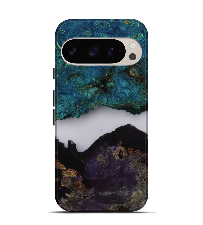 Pixel 9 Pro Wood Live Edge Phone Case - Lara (Clear, 811862)