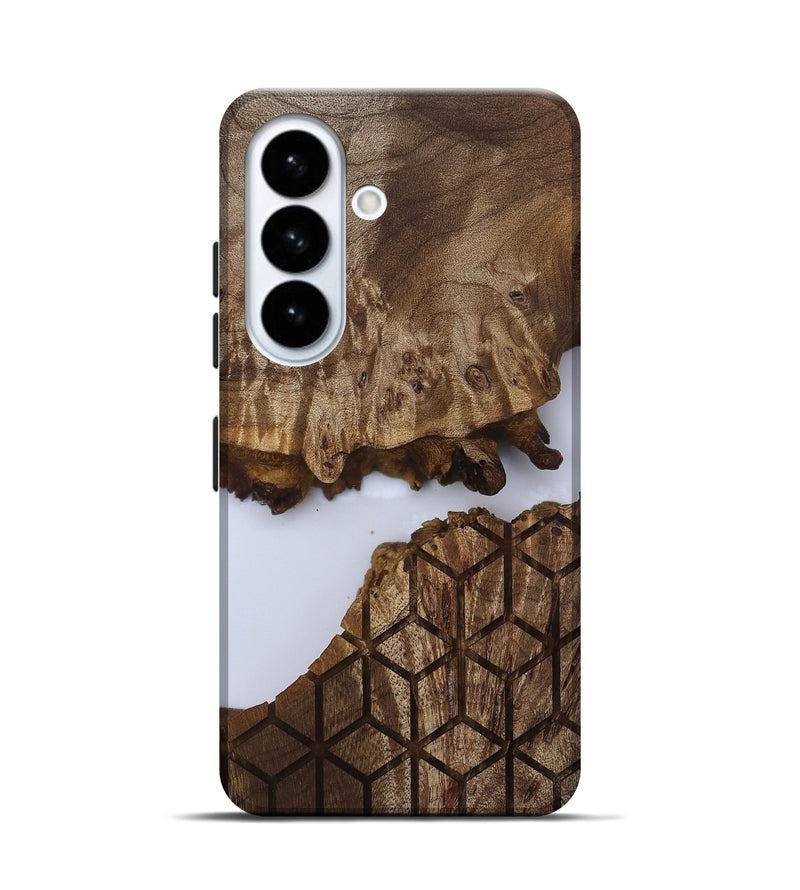 Galaxy S26 Wood Live Edge Phone Case - Brook (Clear, 811864)