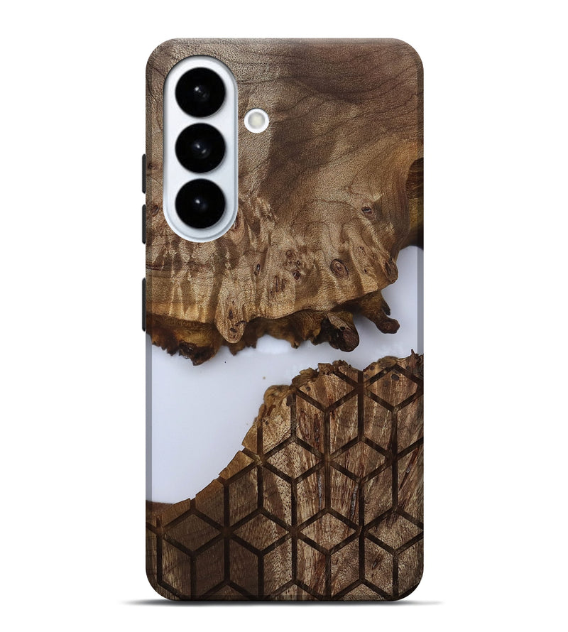 Galaxy S26 Plus Wood Live Edge Phone Case - Brook (Clear, 811864)