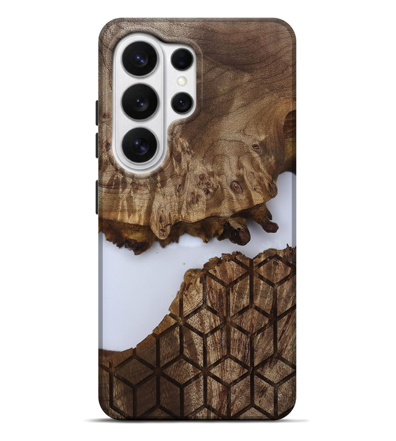 Galaxy S26 Ultra Wood Live Edge Phone Case - Brook (Clear, 811864)
