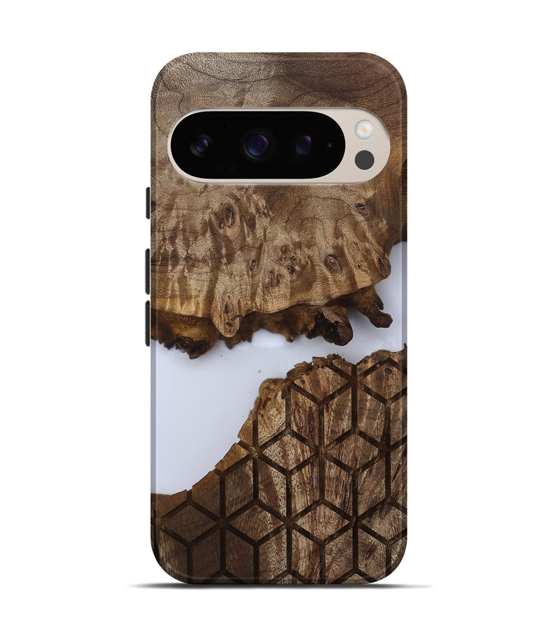 Pixel 10 Wood Live Edge Phone Case - Brook (Clear, 811864)
