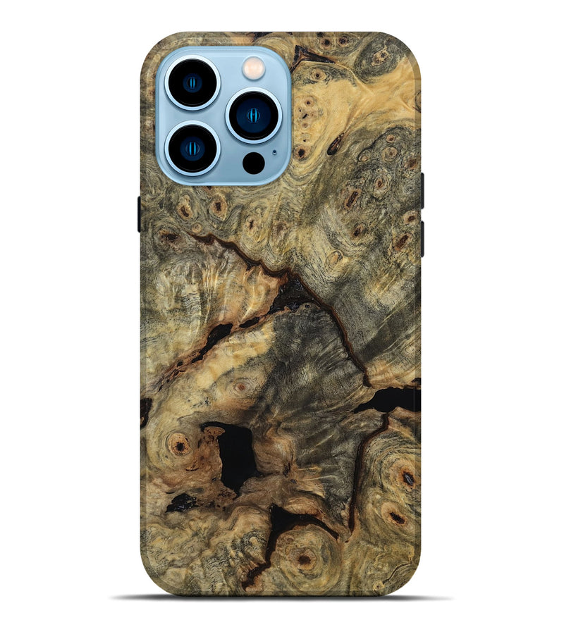 iPhone 14 Pro Max Wood Live Edge Phone Case - Aron (Wood Burl, 811866)