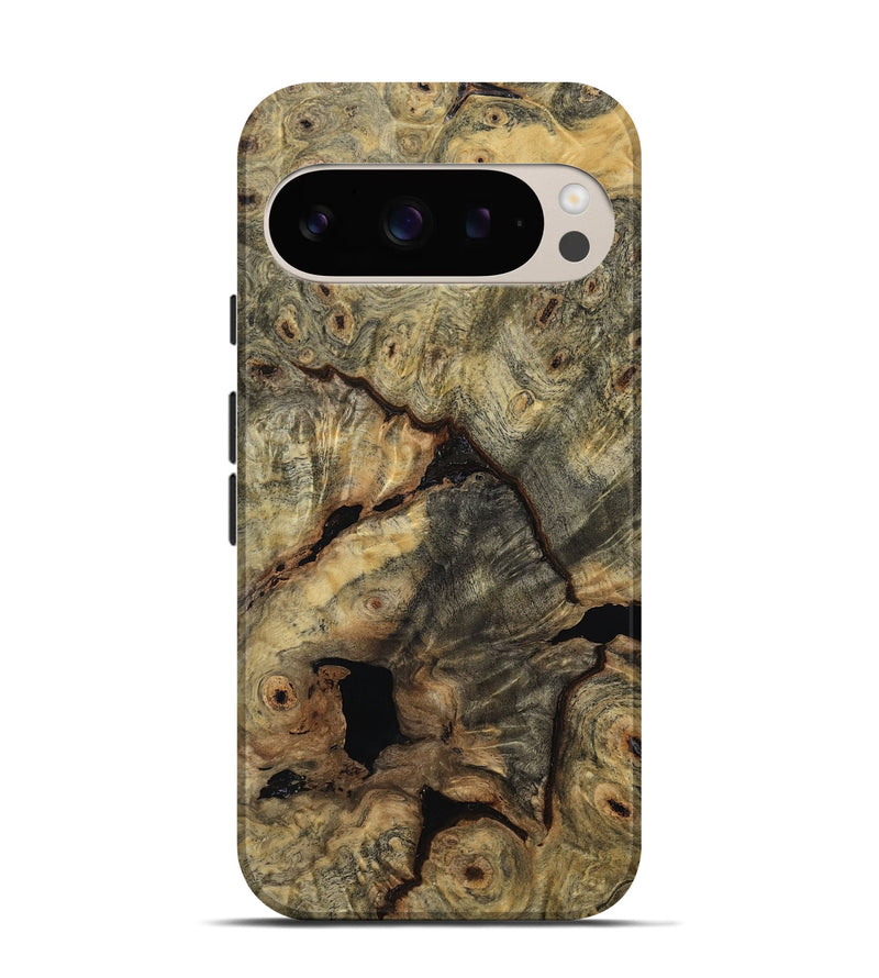 Pixel 9 Pro Wood Live Edge Phone Case - Aron (Wood Burl, 811866)