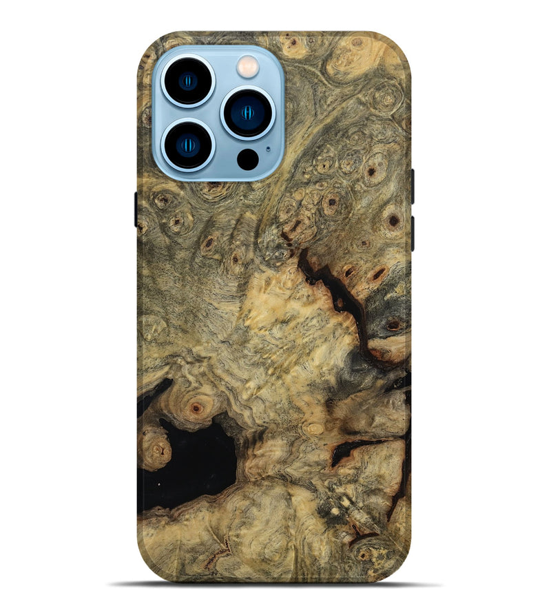 iPhone 14 Pro Max Wood Live Edge Phone Case - Brycen (Wood Burl, 811867)