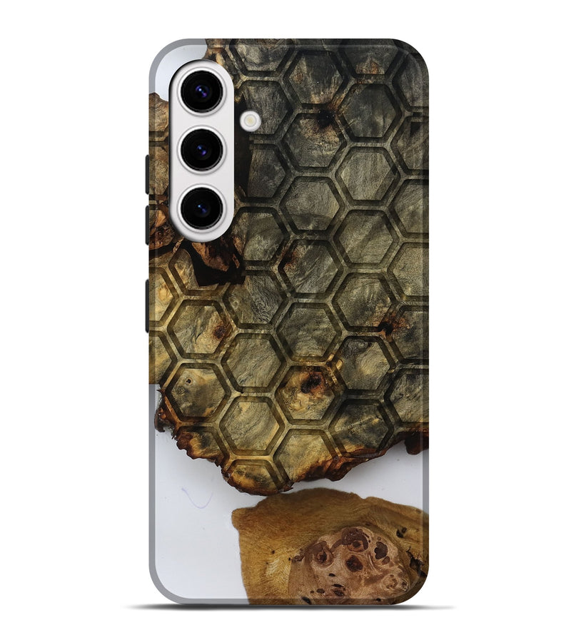 Galaxy S25 Plus Wood Live Edge Phone Case - Candida (Clear, 811870)