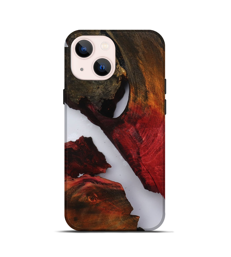 iPhone 13 mini Wood Live Edge Phone Case - Rosario (Clear, 811875)