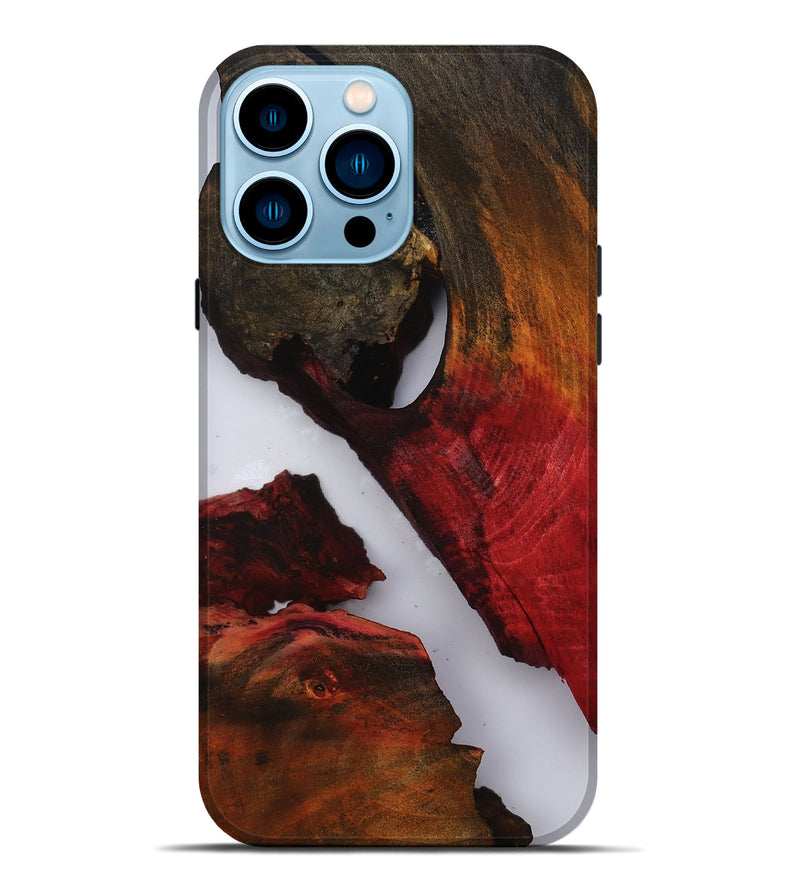 iPhone 14 Pro Max Wood Live Edge Phone Case - Rosario (Clear, 811875)