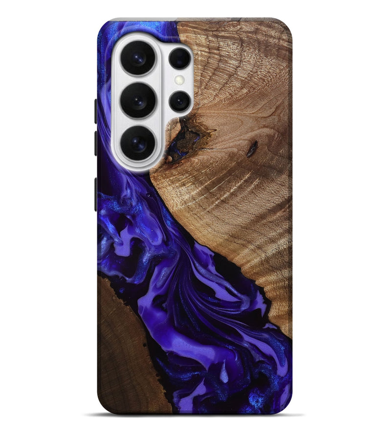 Galaxy S26 Ultra Wood Live Edge Phone Case - Belva (Purple, 811876)