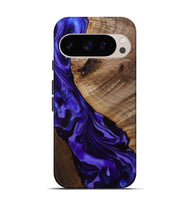 Pixel 9 Wood Live Edge Phone Case - Belva (Purple, 811876)