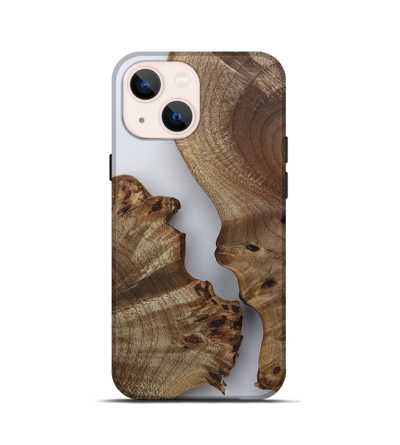 iPhone 13 mini Wood Live Edge Phone Case - Hellen (Clear, 811877)
