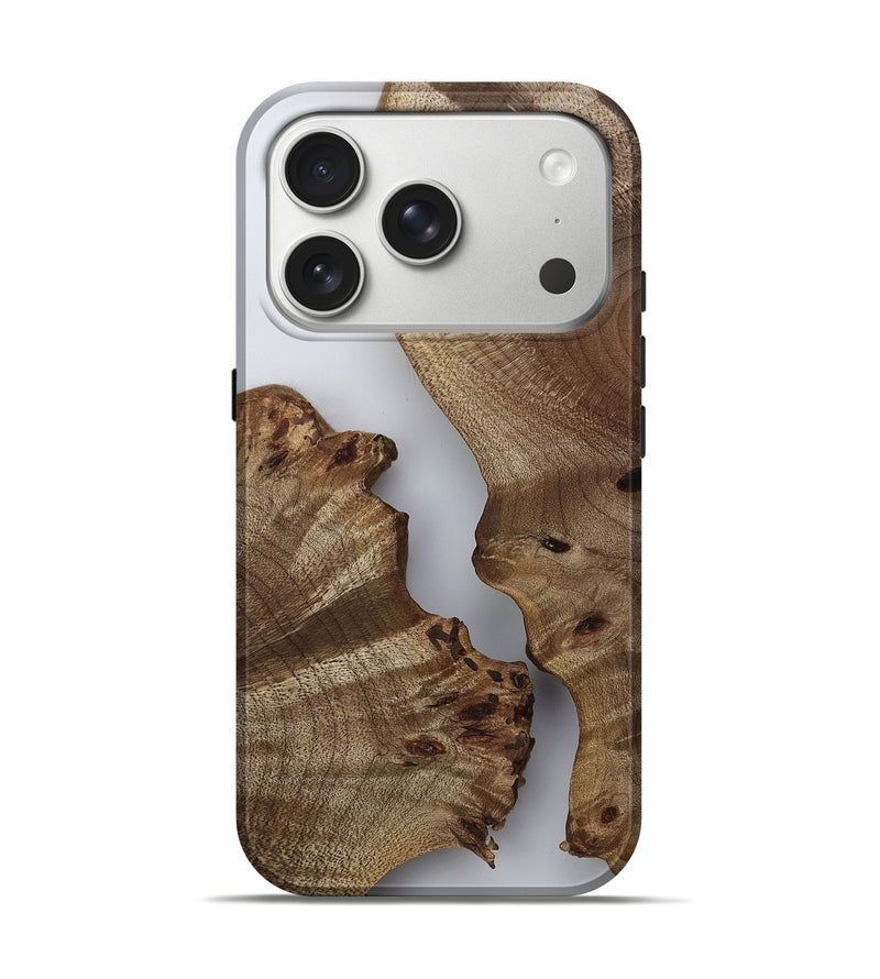 iPhone 17 Pro Wood Live Edge Phone Case - Hellen (Clear, 811877)