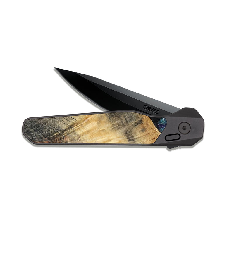 EDC Dark Slate Wood Pocket Knife - Kenia (Cosmos, 811963)
