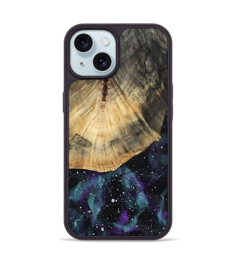 iPhone 15 Wood Phone Case - Kenia (Cosmos, 811963)