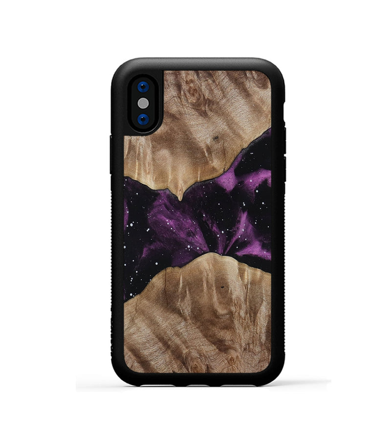 iPhone Xs Wood Phone Case - Lenore (Cosmos, 811978)