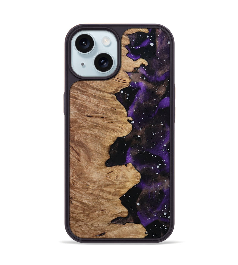 iPhone 15 Wood Phone Case - Kalani (Cosmos, 811981)