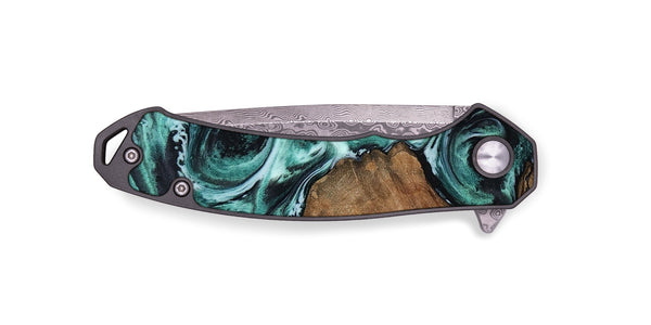 EDC Wood Pocket Knife - Lavina (Green, 811983)
