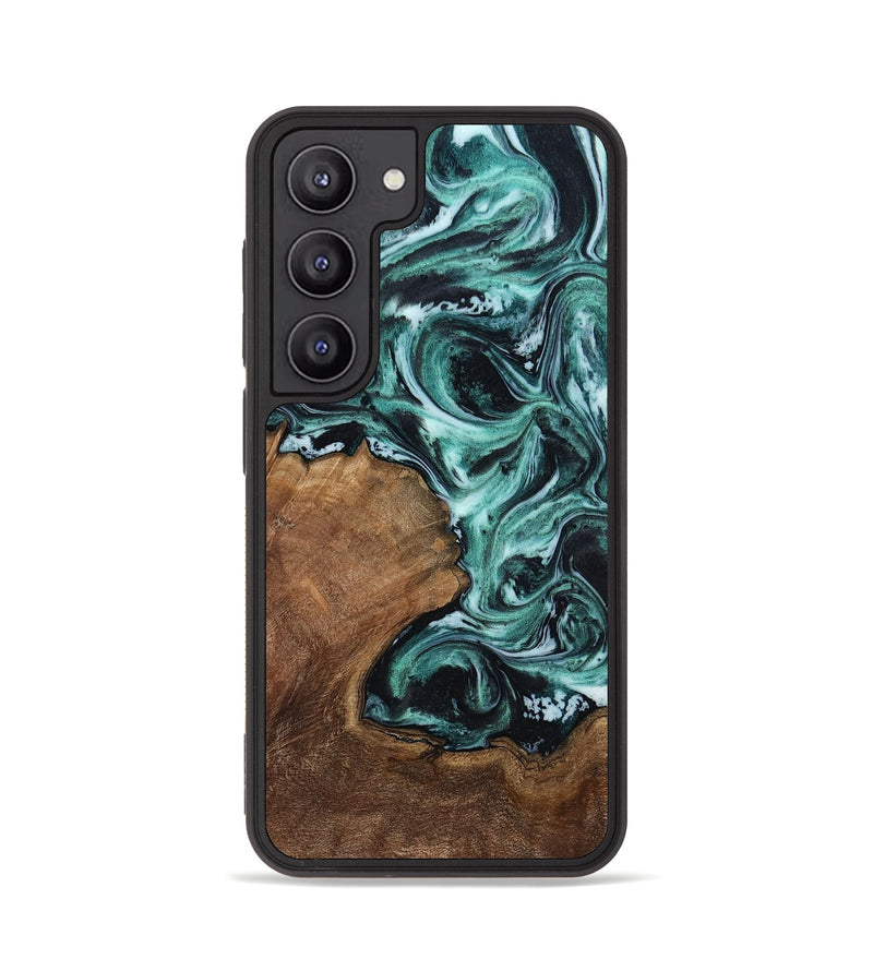 Galaxy S23 Wood Phone Case - Lavina (Green, 811983)